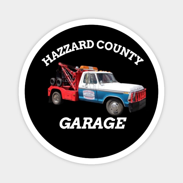 HAZZARD COUNTY GARAGE Magnet by Cult Classics